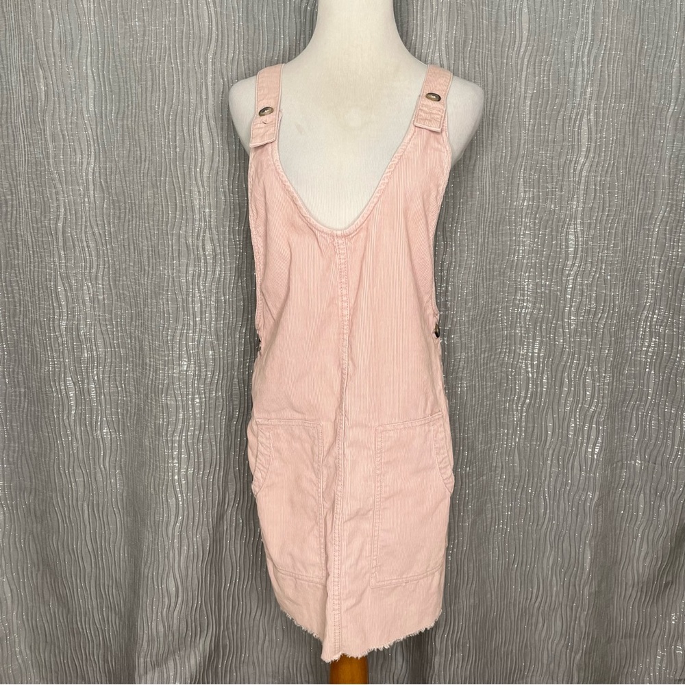 Corduroy overall mini dress. NWOT